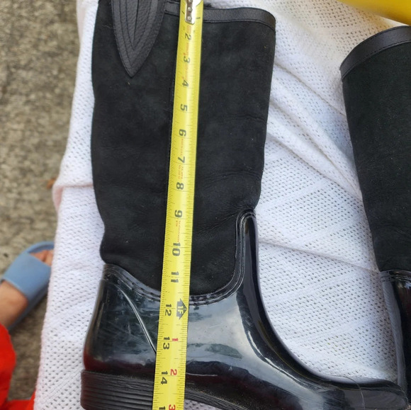 Dominion Australian shearling waterproof Tall‎ Wellie boots 40/10 - Picture 11 of 15